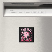 二つの竜巻トルネードのDadaの2歳の誕生日 マグネット (インサイチュ (食洗機))