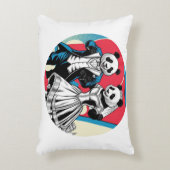 二つの若中国のいパンドラたった今結婚しました アクセントクッション (正面(垂直))