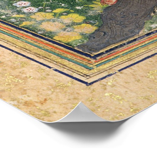 二つの読姿とリラックス果樹園にいる ポスター (角)