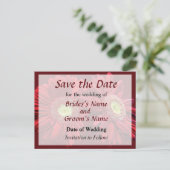 二つの赤いデイジーがあなたを待っている 案内ポストカード (スタンド正面)
