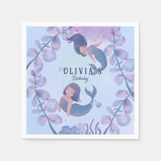 二つの踊り スタンダードカクテルナプキン (正面)