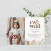 二つの野生の風景写真招待状 招待状 (スタンド正面)