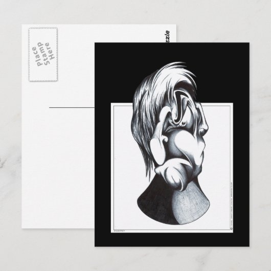 二つの顔 ポストカード (正面/裏面)