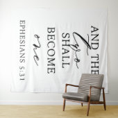 二つは一つのタペストリ結婚の旗となる タペストリー (インサイチュ(横))