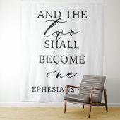 二つは一つのタペストリ結婚の旗となる タペストリー (インサイチュ)