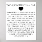 二つは一つの教会より良い4:9結婚。 ポスター (正面)