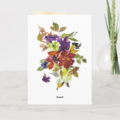 二つは聖書の一つのお祝結婚いになる カード (裏面)