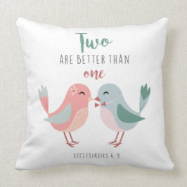 二つは聖書の一つの詩の枕より良い クッション