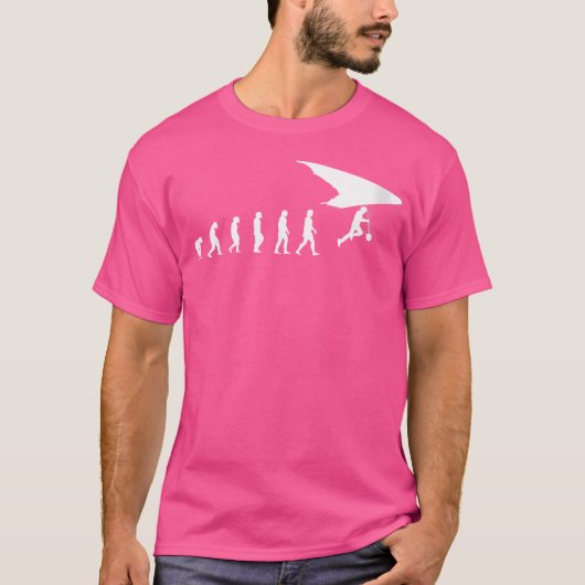 二つるつの滑りつる進化 Tシャツ (正面)