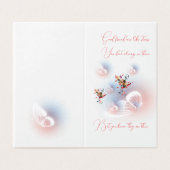 二つ折りカード (外部フラット)