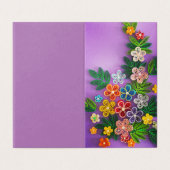 二つ折りカード (外部フラット)