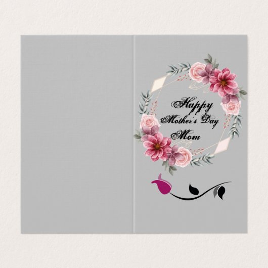 二つ折りカード (外部フラット)