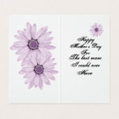 二つ折りカード (内部フラット)