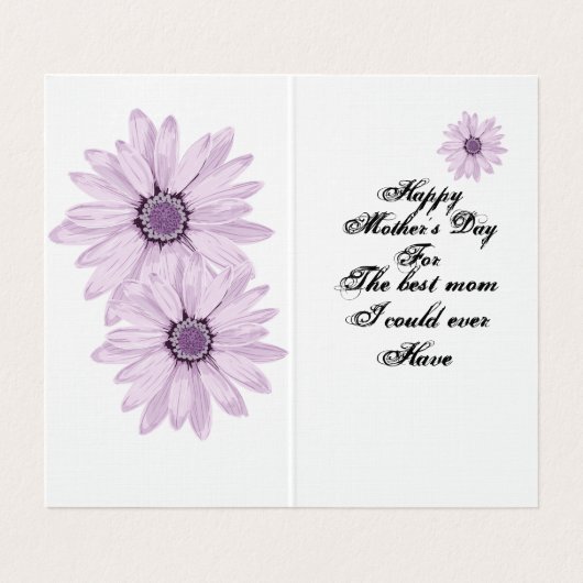 二つ折りカード (内部フラット)