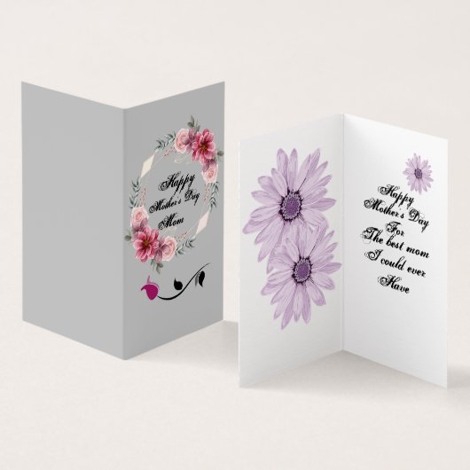 二つ折りカード (内部&外部)