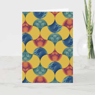 二つ折りカード ウサギの模様  Card - Pattern of Rabbit - 招待状