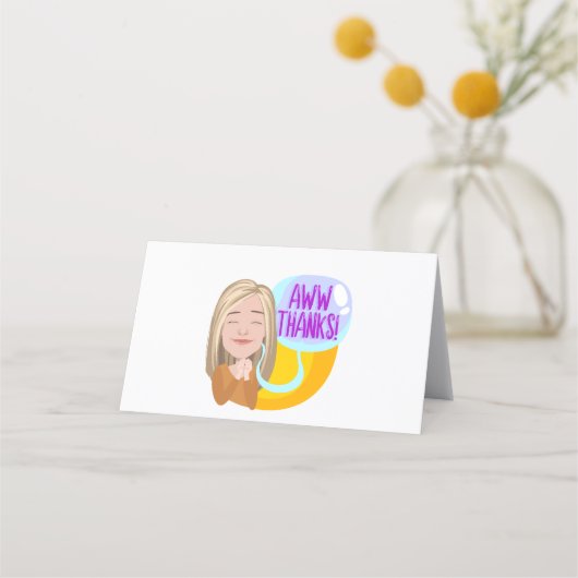 二つ折りカード ロイヤリティカード (正面)