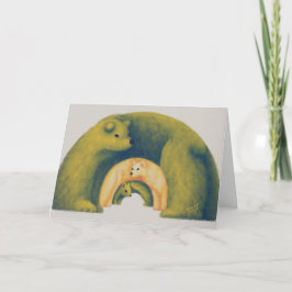 二つ折りカード 森の動物のアーチ Card -Forest Animal Arch- 招待状