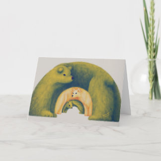 二つ折りカード 森の動物のアーチ Card -Forest Animal Arch- 招待状