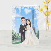 二つ折りグリーティングカード カード (黄色い花)