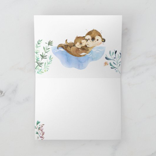 二つ折りグリーティングカード カード (内部)