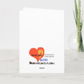 二つ折りグリーティングカード カード (裏面)