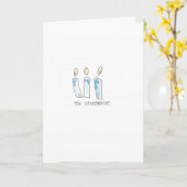 二つ折りグリーティングカード カード (黄色い花)