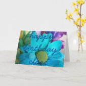 二つ折りグリーティングカード カード (黄色い花)