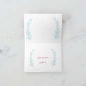 二つ折りグリーティングカード カード (内部)