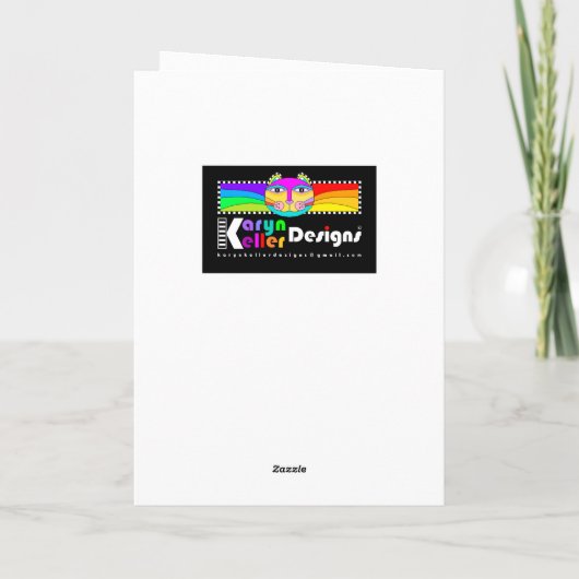 二つ折りグリーティングカード カード (裏面)