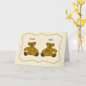 二つ折りグリーティングカード カード (黄色い花)