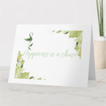 二つ折りグリーティングカード