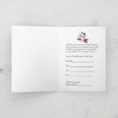 二つ折りグリーティングカード カード (内部)