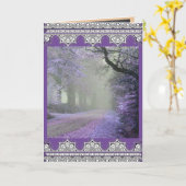 二つ折りグリーティングカード カード (黄色い花)