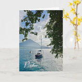 二つ折りグリーティングカード カード (黄色い花)