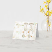 二つ折りグリーティングカード カード (黄色い花)