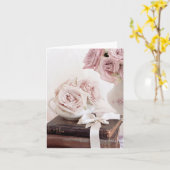 二つ折りグリーティングカード カード (黄色い花)