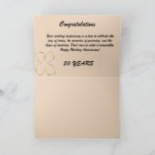 二つ折りグリーティングカード:50周年 カード (内部)