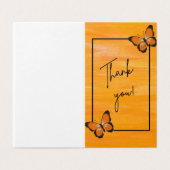 二つ折りサンキューカード (外部フラット)