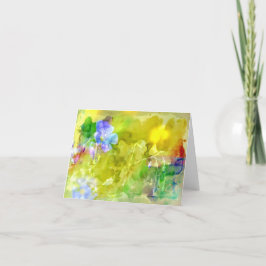 二つ折りサンキューカード サンキューカード