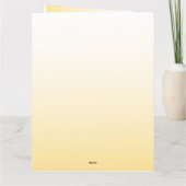 二つ折りサンキューカード サンキューカード (裏面)