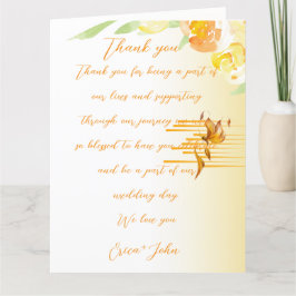 二つ折りサンキューカード サンキューカード