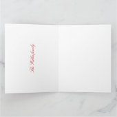 二つ折りサンキューカード サンキューカード (内部)