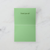 二つ折りサンキューカード サンキューカード (内部)