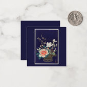 二つ折りノートカード:大原興尊花籠 ノートカード (正面/裏面インサイチュ)