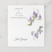 二つ折りプレイスカード プレイスカード (外部開封)