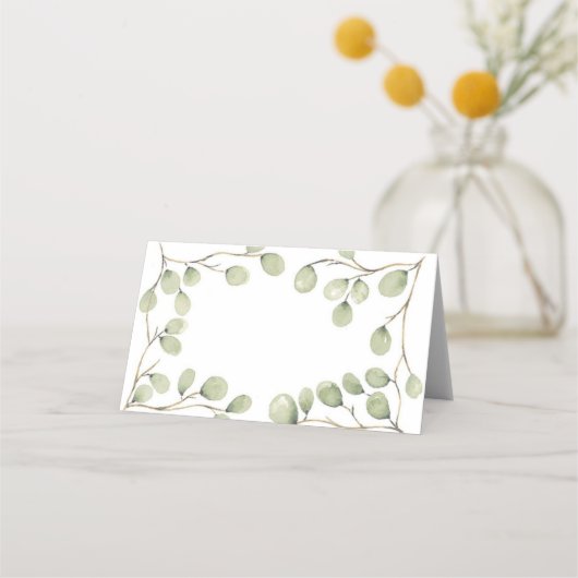 二つ折りプレイスカード プレイスカード (正面)