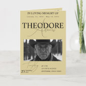 二つ折りプログラム プログラム (正面)