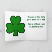 二つ折りホリデーカード シーズンカード (内部)