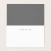 二つ折り名刺:「ヴィンテージの花」 名刺 (内部フラット)